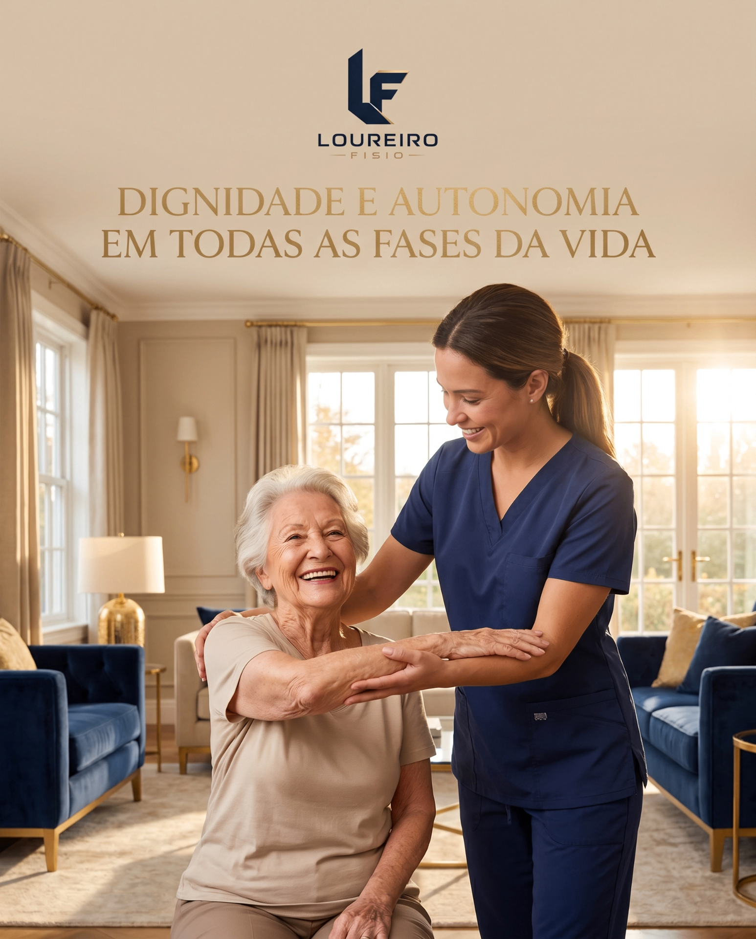 Atendimento fisioterapêutico para idosos